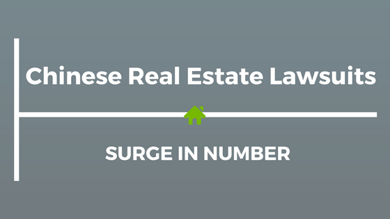 Chinese Real Estate Lawsuits Surge